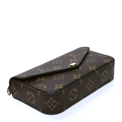 Louis Vuitton Monogram Felicie Strap & Go Kaki 3 of 5