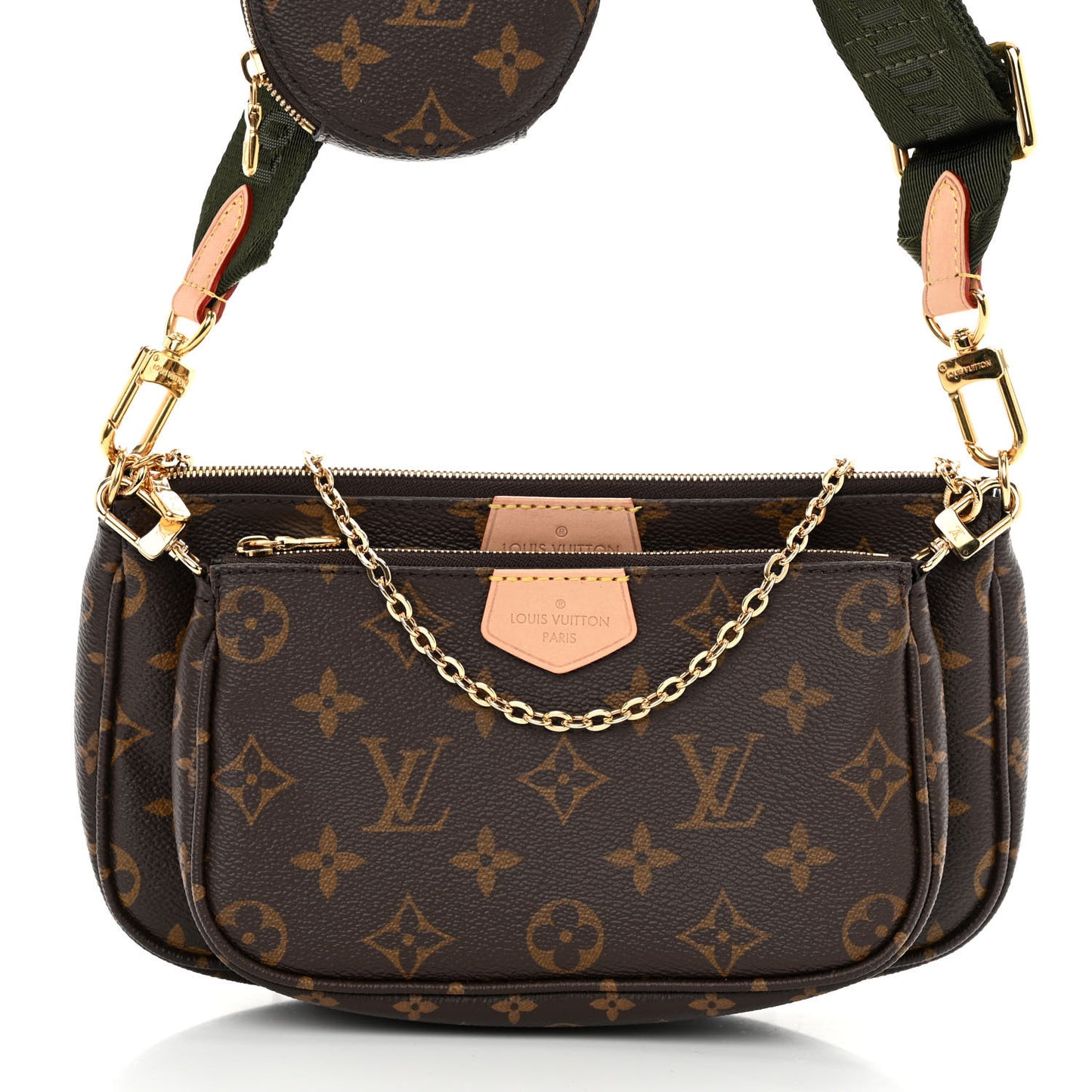 Monogram Multi Pochette Accessories Kaki