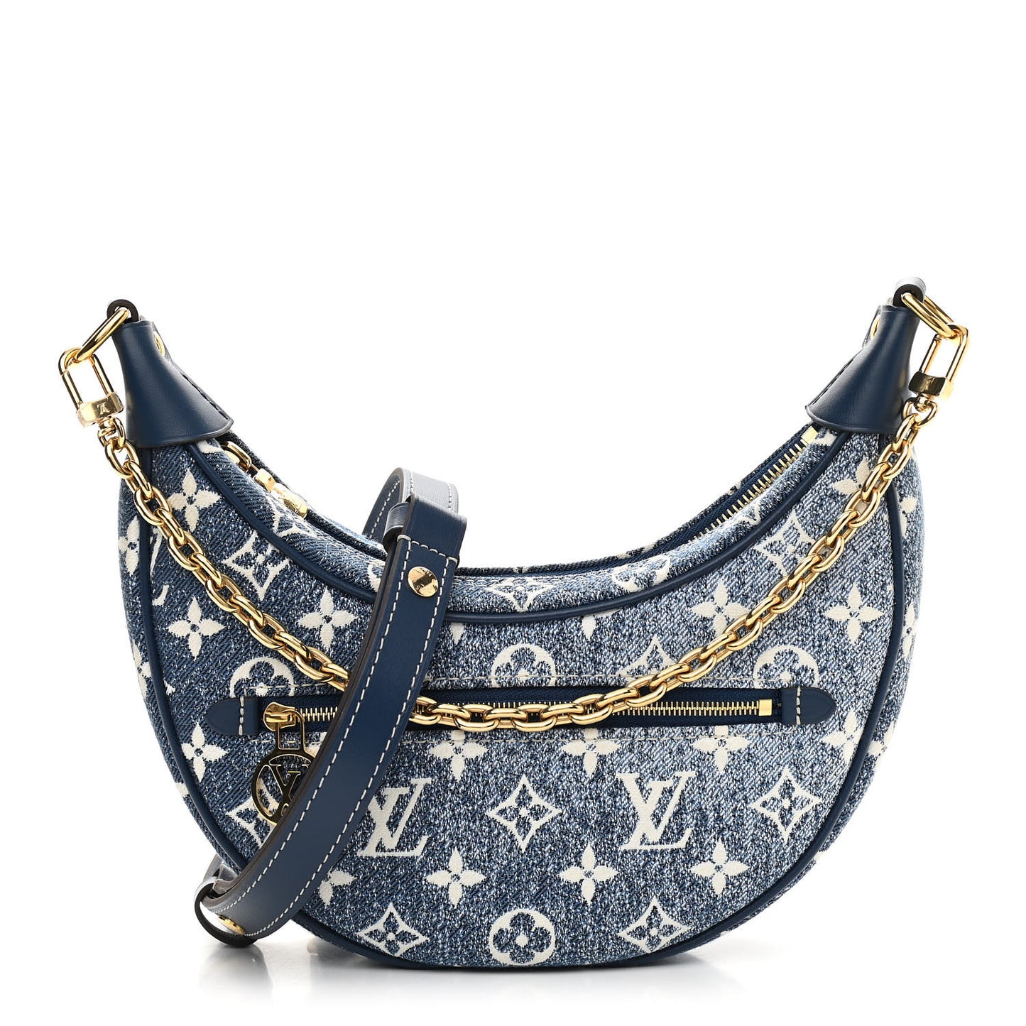 Monogram Jacquard Denim Loop Bleu
