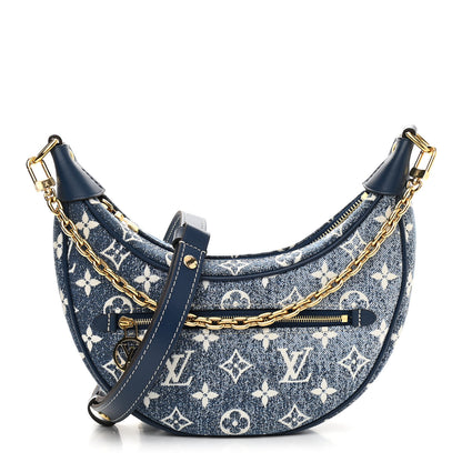 Louis Vuitton Monogram Jacquard Denim Loop Bleu 1 of 9