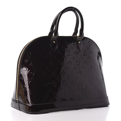 Louis Vuitton Vernis Alma GM Amarante 3 of 11