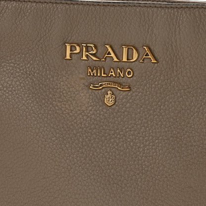 Prada Vitello Daino Crossbody Bag Argilla 7 of 9