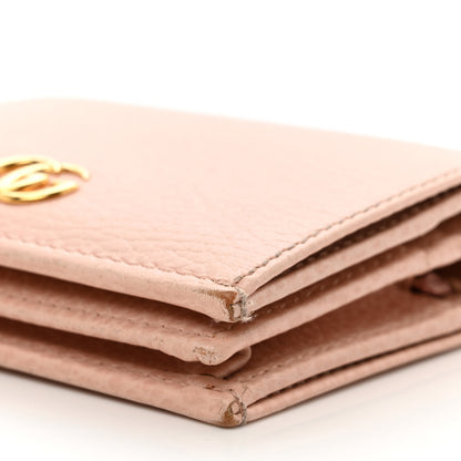 Gucci Dollar Calfskin GG Marmont Card Case Perfect Pink 7 of 7