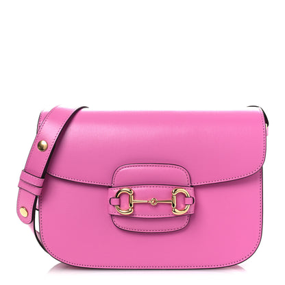 Gucci Azalea Calfskin Horsebit 1955 Shoulder Bag Libre Pink 1 of 11
