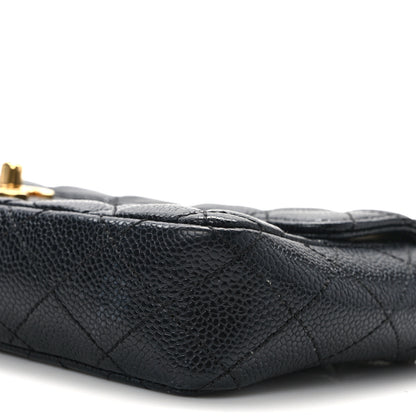 Chanel Caviar Quilted East West Flap Black 9 of 13