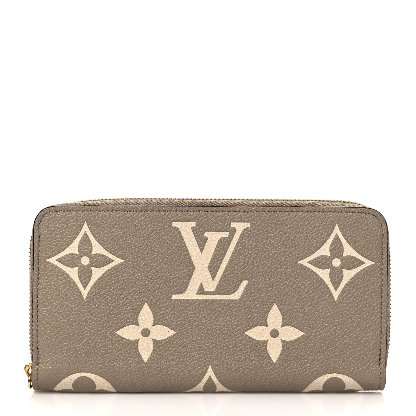 Empreinte Monogram Giant Zippy Wallet Tourterelle Creme