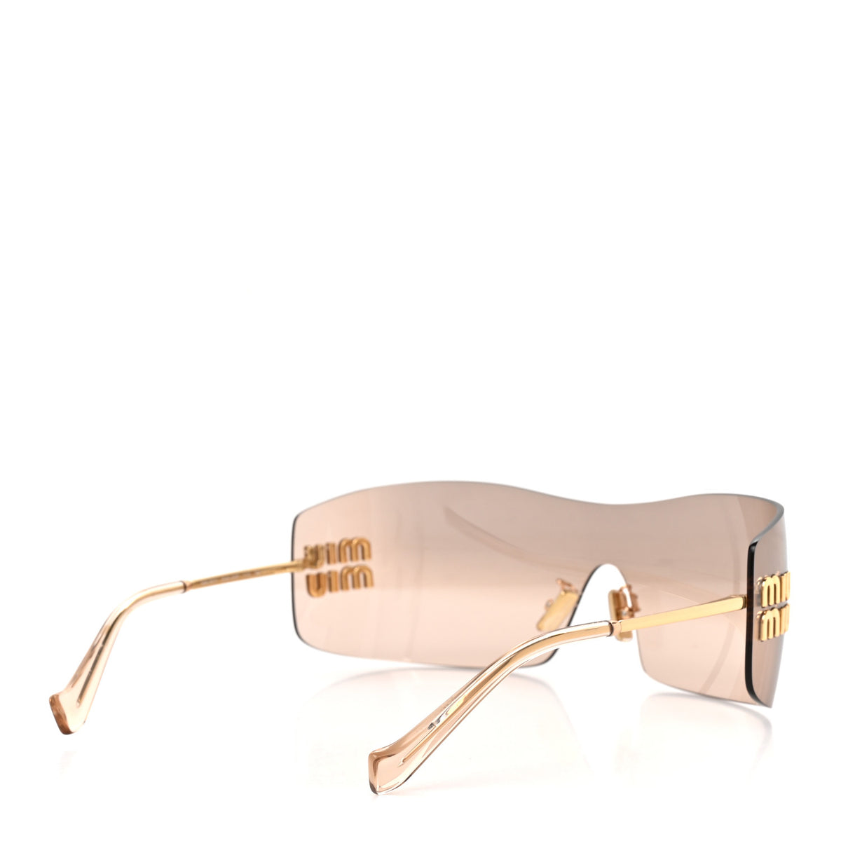 Miu Miu Metal Aube Sunglasses SMUB53 Gold Bronze 4 of 8