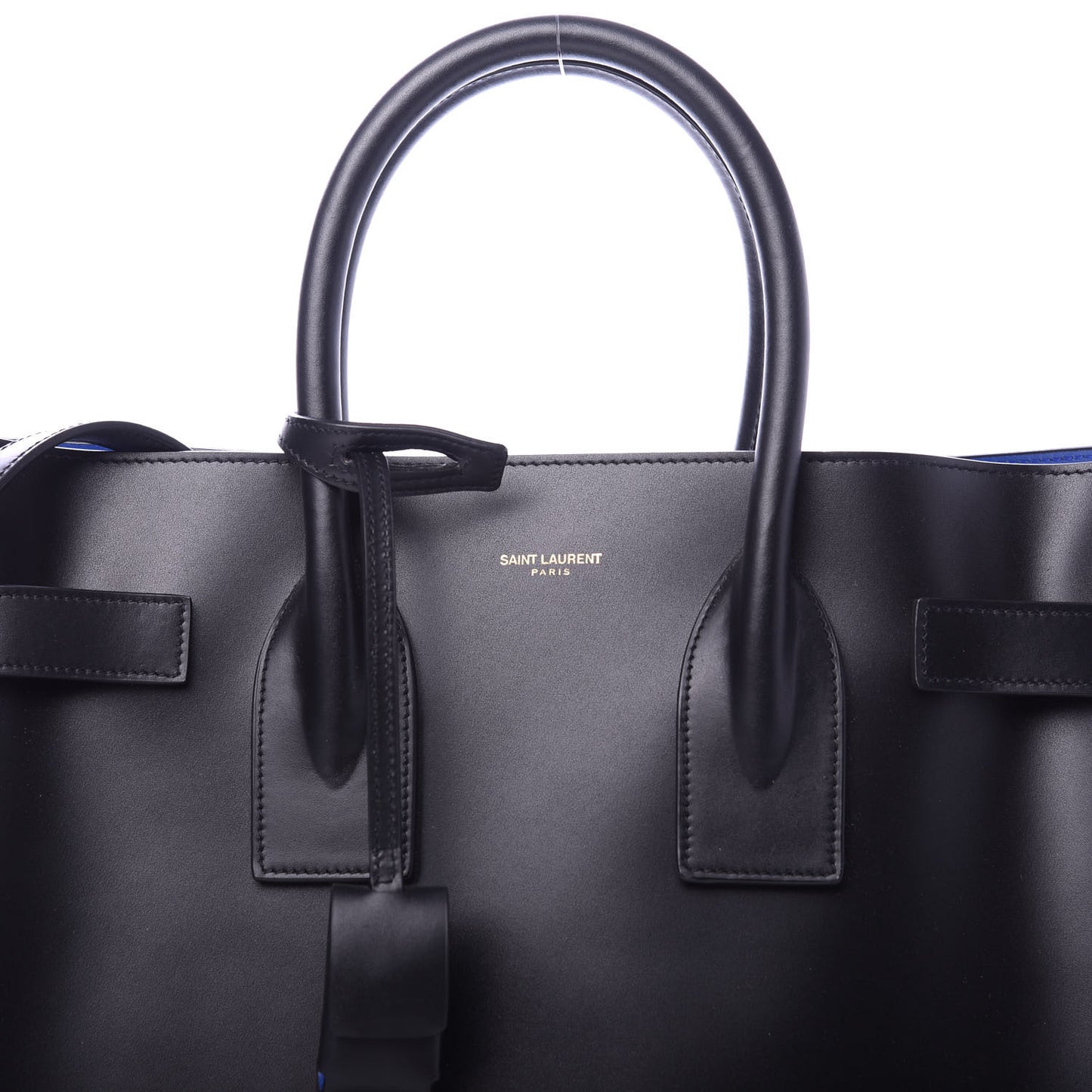 Calfskin Small Sac De Jour Black Blue Majorelle