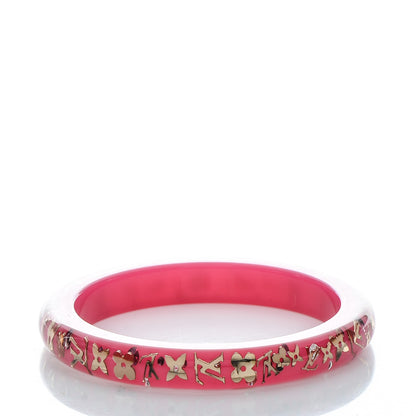 Louis Vuitton Resin Swarovski Inclusion Bracelet PM Framboise 1 of 4