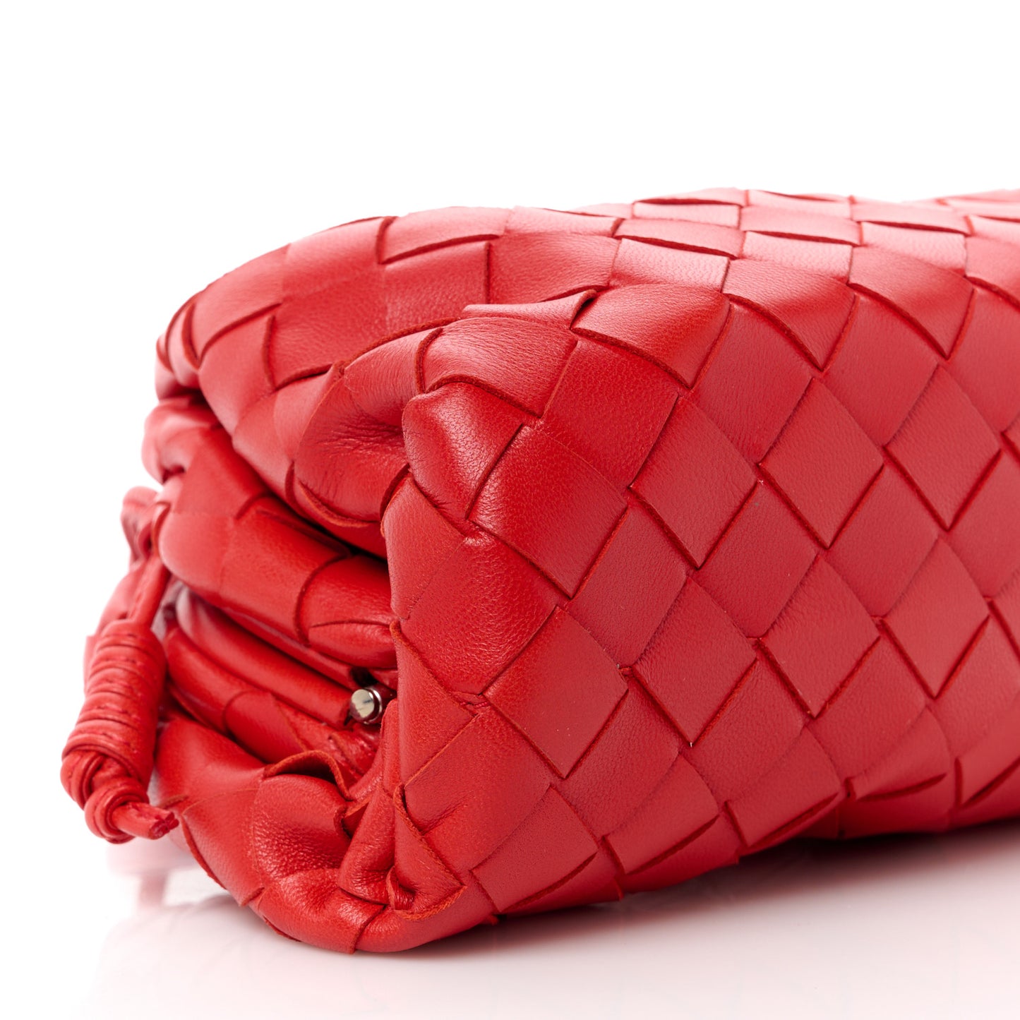 Nappa Intrecciato The Mini Pouch Bright Red