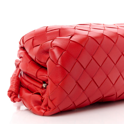 Bottega Veneta Nappa Intrecciato The Mini Pouch Bright Red 10 of 12