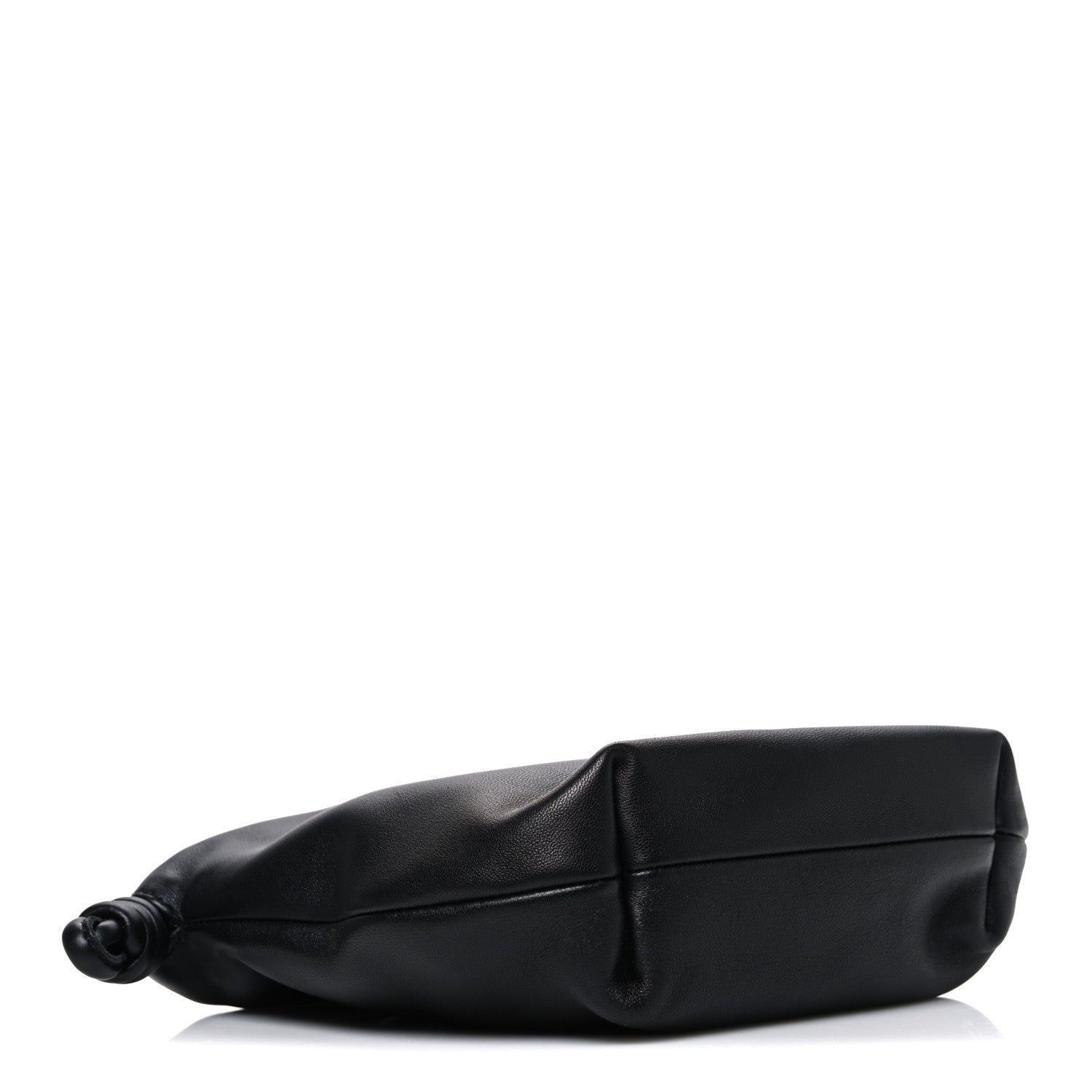 Loewe Mellow Nappa Donut Chain Mini Flamenco Knot Clutch Black 4 of 7