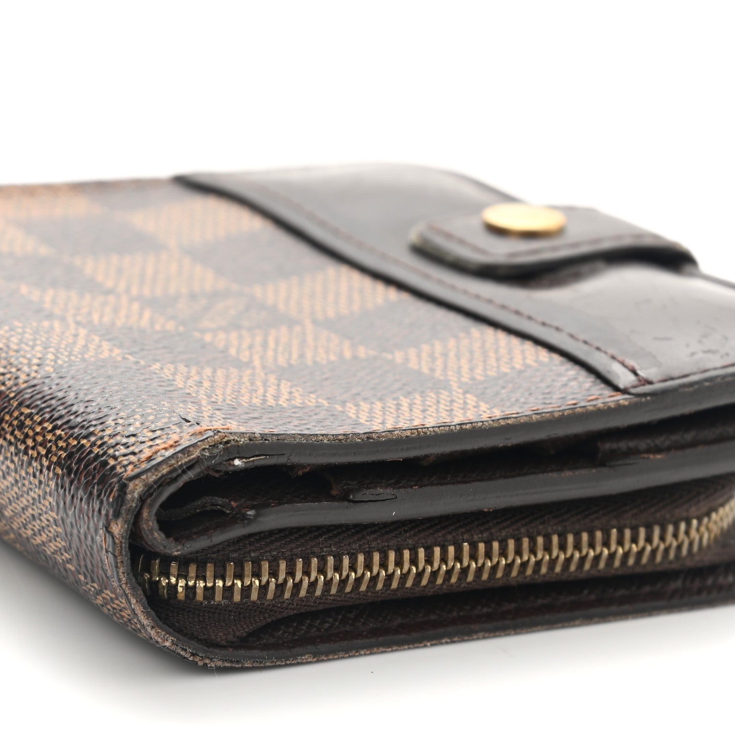 Louis Vuitton Damier Ebene Zippe Zipped Compact Wallet 9 of 14