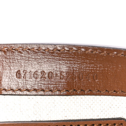 Gucci GG Supreme Monogram Azalea Calfskin Dusty Carnation Mini Retro Interlocking G Flap Shoulder Bag Beige Ebony Multicolor Brown Sugar 7 of 10