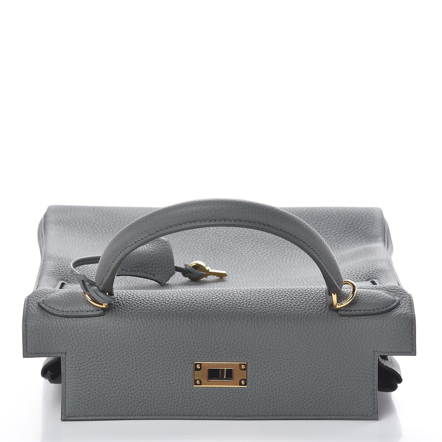 Hermes Togo Kelly Retourne 28 Vert Amande 20 of 40