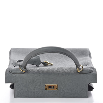 Hermes Togo Kelly Retourne 28 Vert Amande 20 of 40