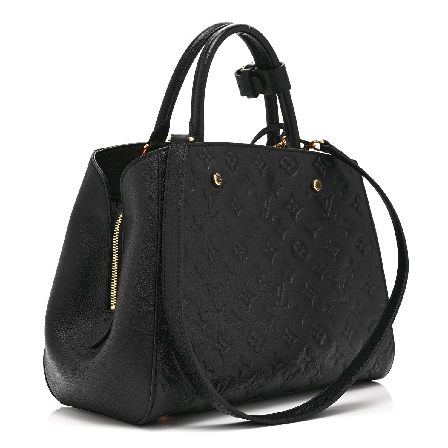 Louis Vuitton Empreinte Montaigne MM Black 3 of 9