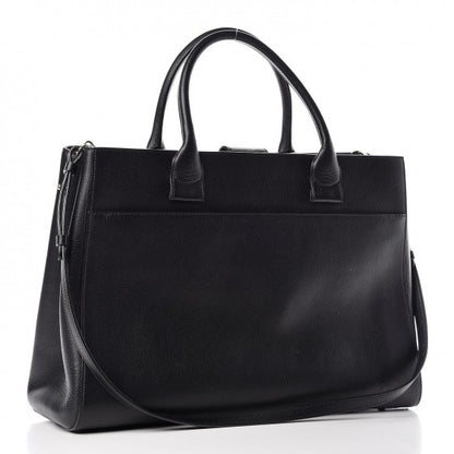 Chanel Grained Calfskin Large Neo Executive Shopper Tote Black 4 of 8