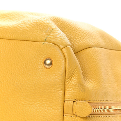 Prada Vitello Daino Side Zip Tote Mimosa 18 of 19