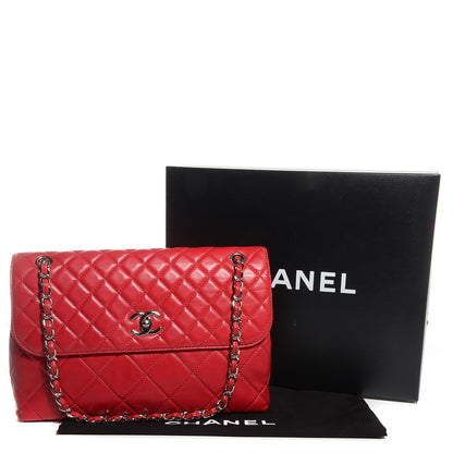 Chanel Calfskin Quilted In the Business Flap Red 4 of 9