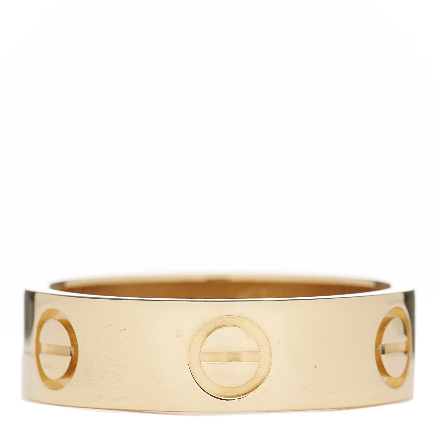 Cartier 18K Yellow Gold 5.5mm LOVE Ring 53 6.25 1 of 5