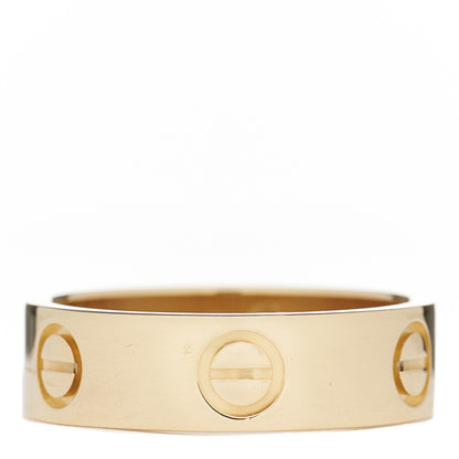 Cartier 18K Yellow Gold 5.5mm LOVE Ring 53 6.25 1 of 5