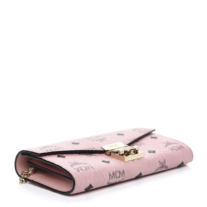 MCM Visetos Large Patricia Wallet On Chain Soft Pink 4 of 6