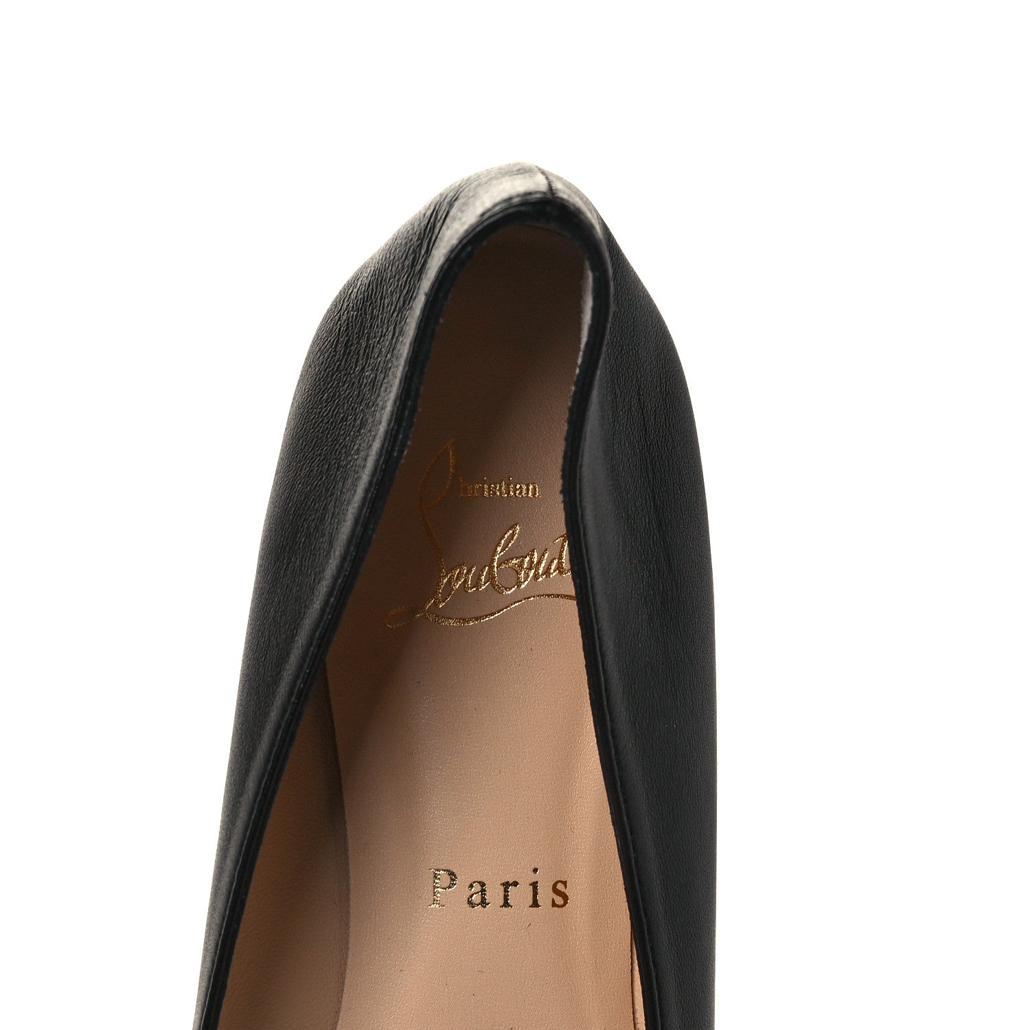Christian Louboutin Shiny Nappa Ballalla Flats 39 Black 7 of 10