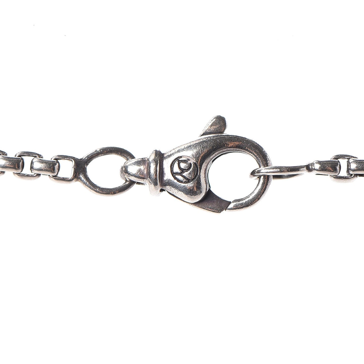 Sterling Silver Small Dog Tag Necklace