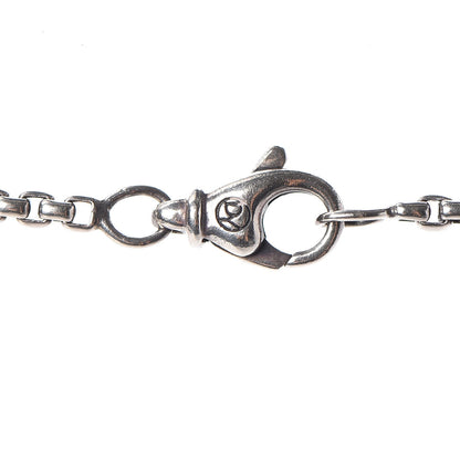 David Yurman Sterling Silver Small Dog Tag Necklace 6 of 6