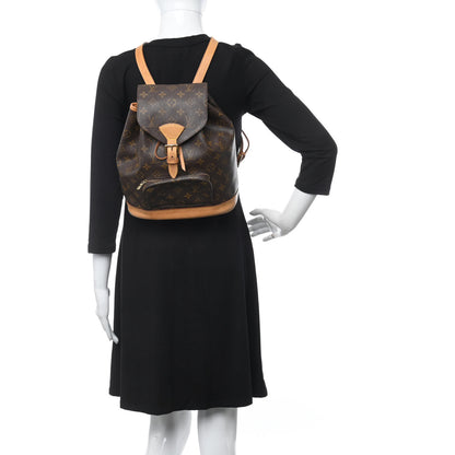 Louis Vuitton Monogram Montsouris MM Backpack 2 of 11