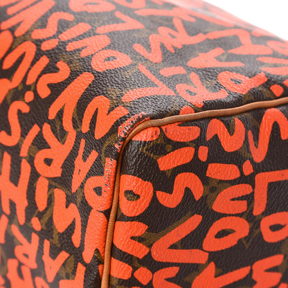 Louis Vuitton Monogram Graffiti Speedy 30 Orange 11 of 13