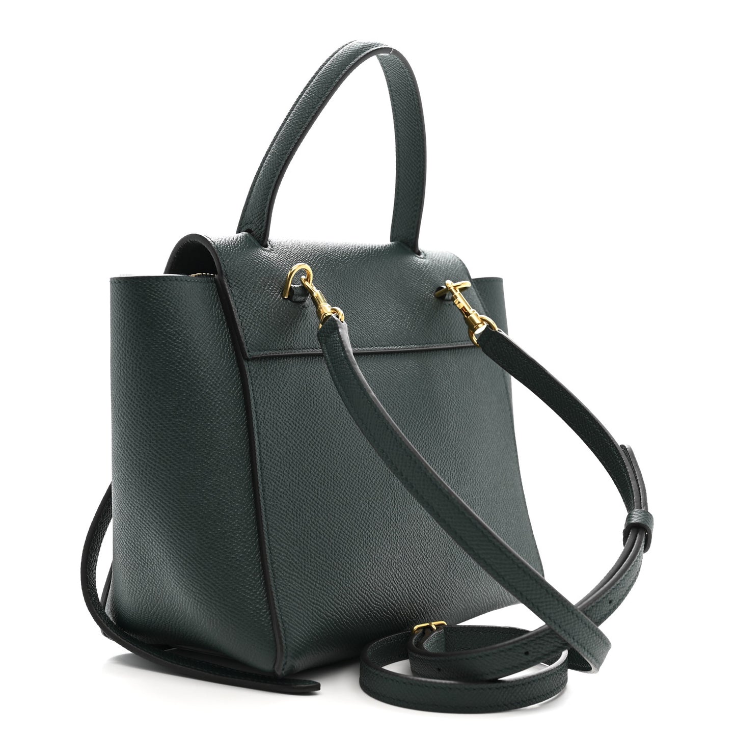 Grained Calfskin Nano Belt Bag Amazone