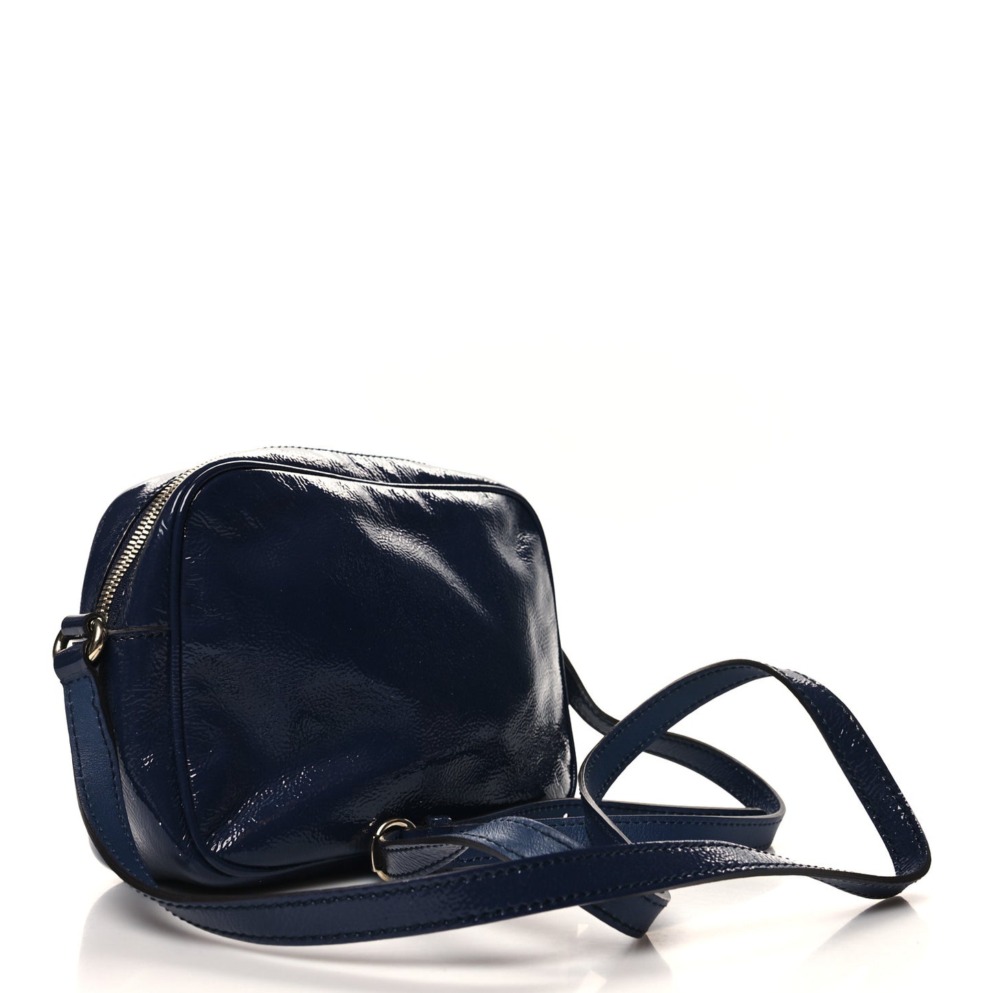 Vernice Naplack Small Soho Disco Bag Uniform Blue