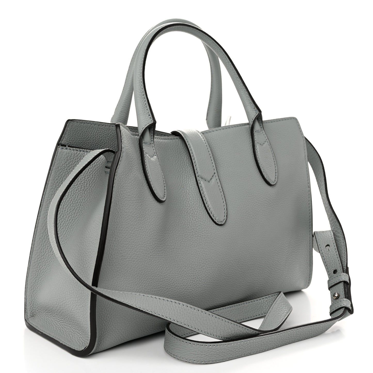 Soft Calfskin Small Jackie Top Handle Bag Aqua