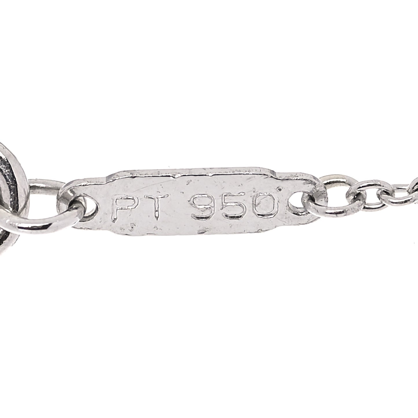 Platinum Diamond Cross Stitch Pendant Necklace