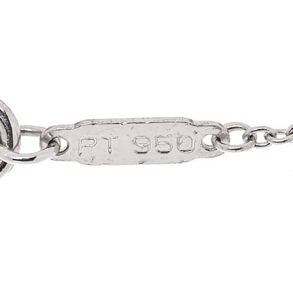 Tiffany Platinum Diamond Cross Stitch Pendant Necklace 5 of 5