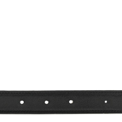 Hermes Swift Epsom 24mm Mini Constance H Belt 80 32 Black Etoupe 3 of 6