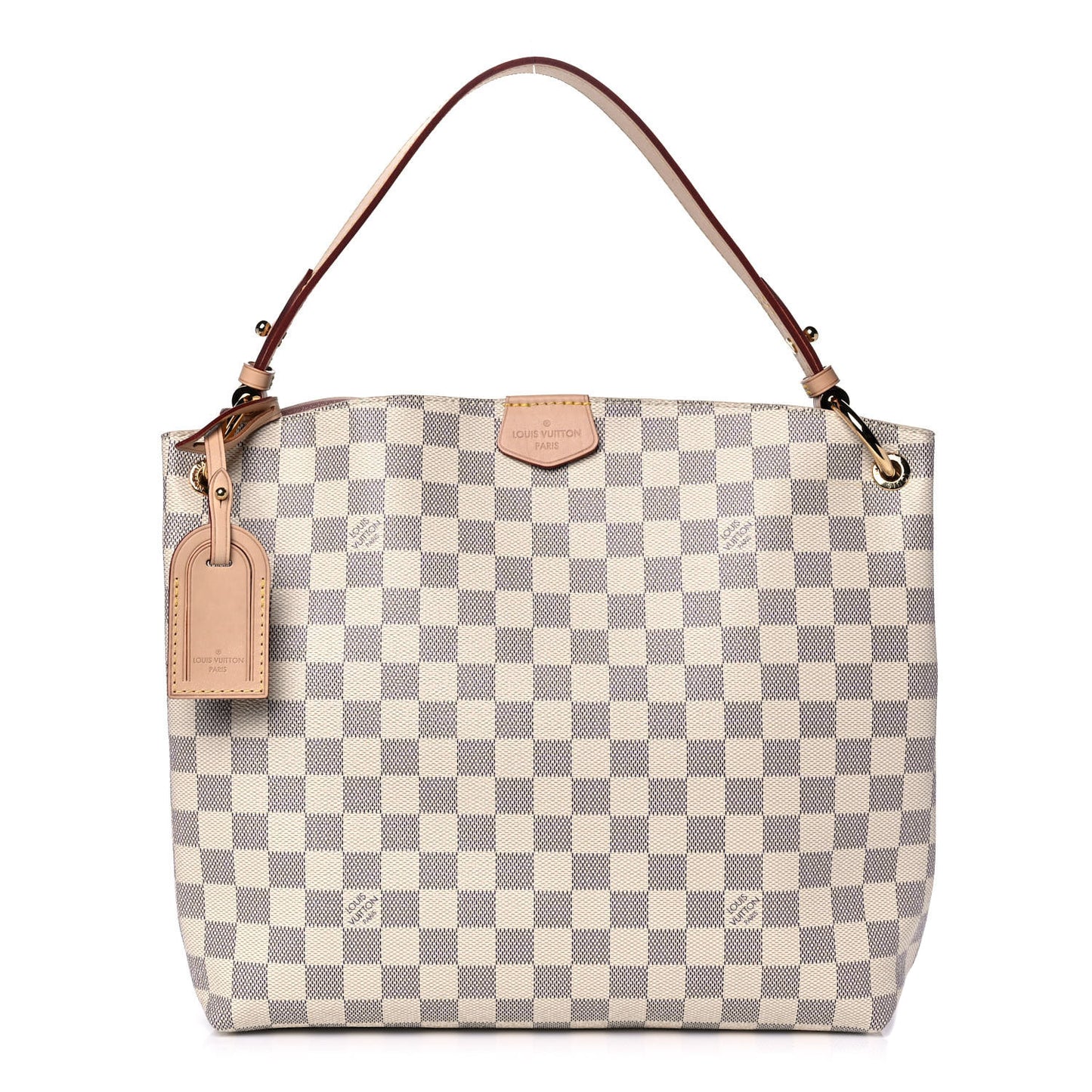Damier Azur Graceful PM Rose Ballerine