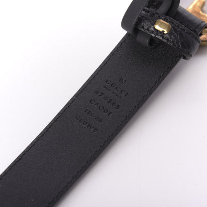 Gucci Calfskin Mens Interlocking G Belt 115 46 Black 6 of 7