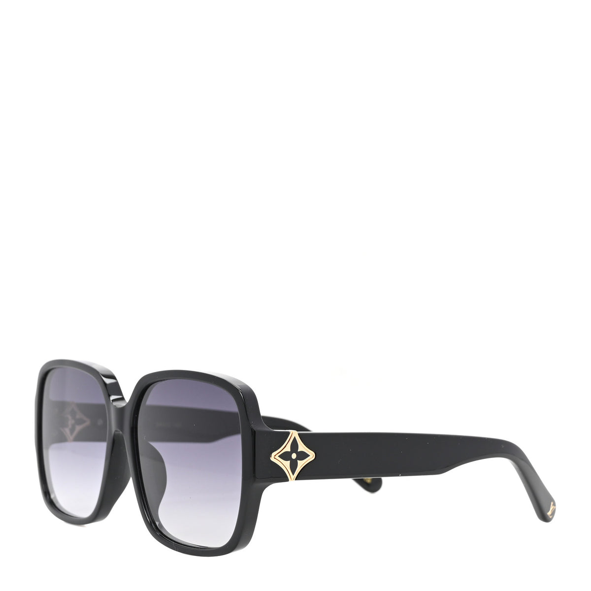 Louis Vuitton My LV Flower Square Sunglasses Z1613W Black 1 of 7