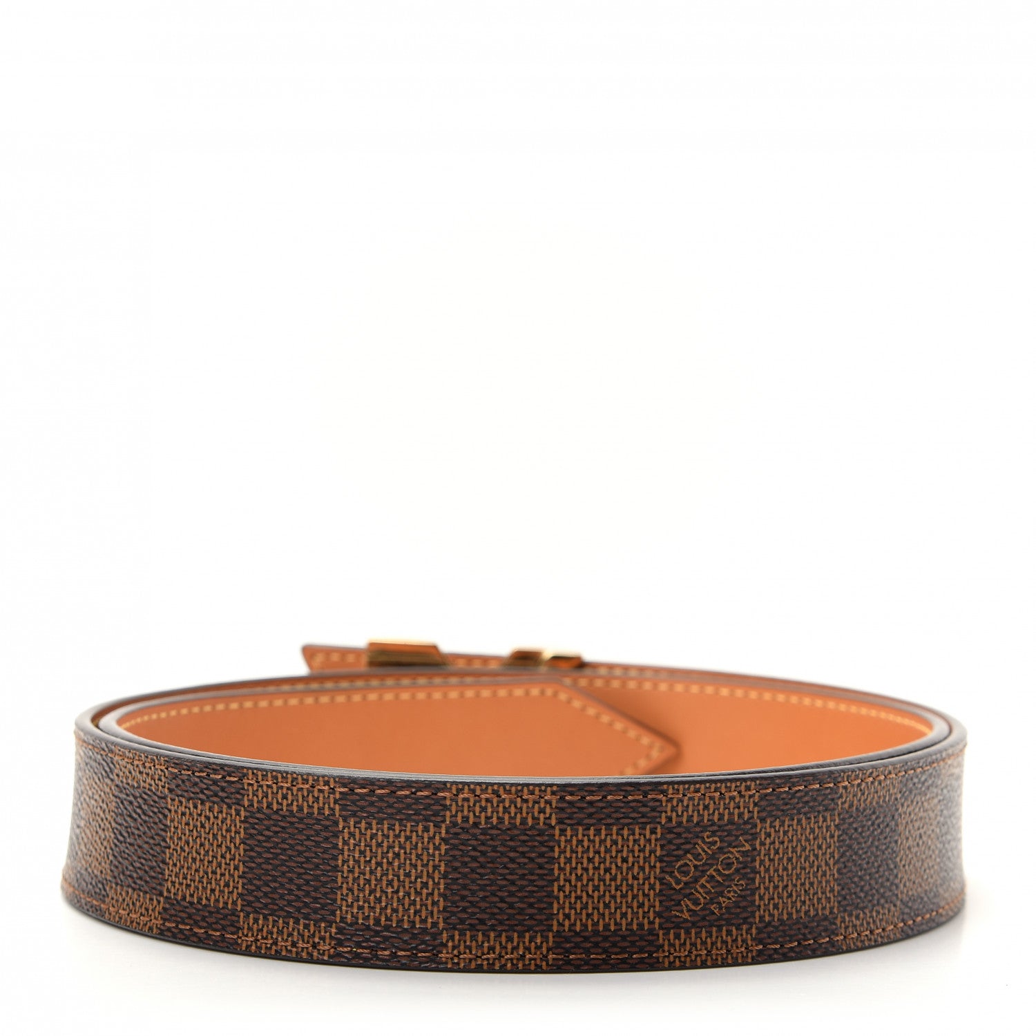 Louis Vuitton Damier Ebene 30mm Essential V Belt 85 34 2 of 8