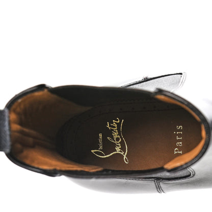 Christian Louboutin Calfskin Roadie Flat Chelsea Boots 40 Black 9 of 14