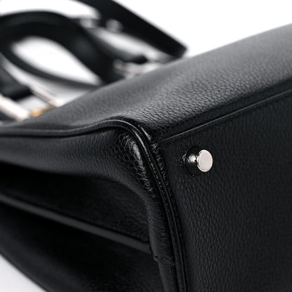 Gucci Grainy Calfskin Small Zumi Top Handle Bag Black 8 of 12