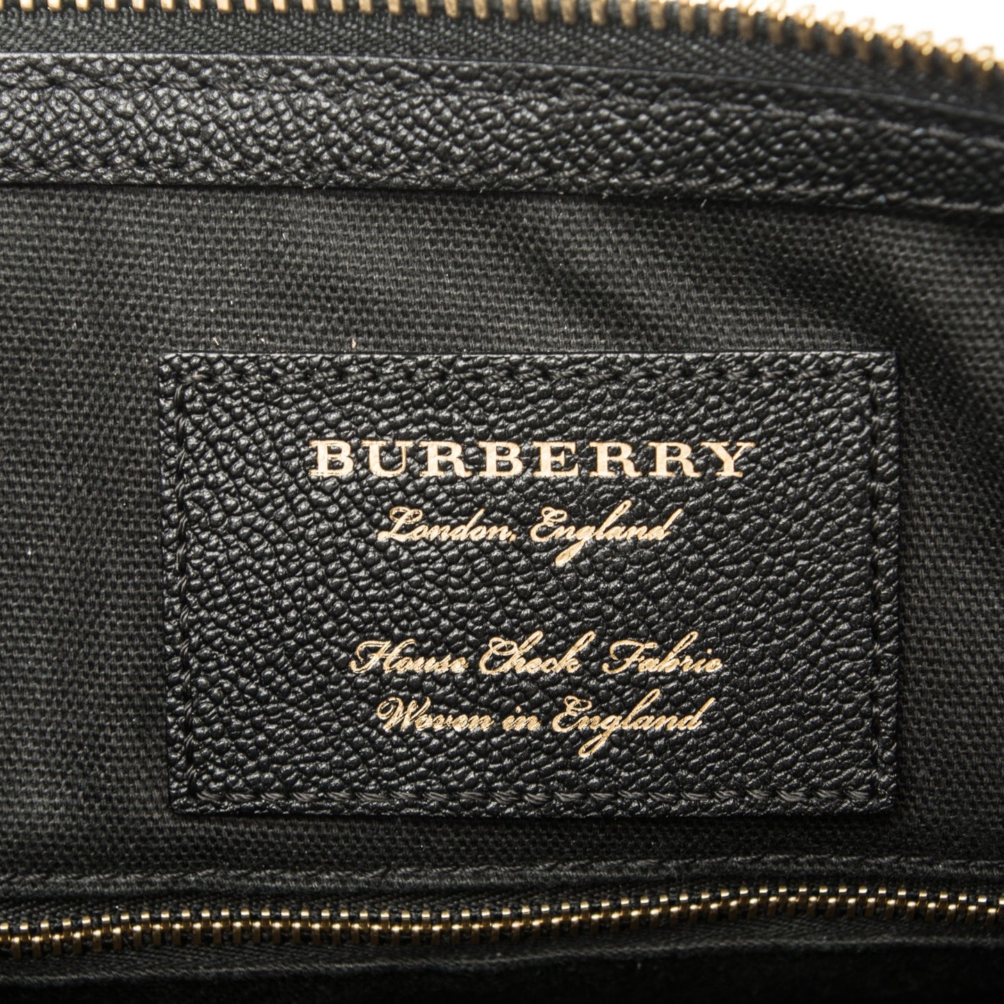 Soft Grain Calfskin House Check Small Helmsley Crossbody Black