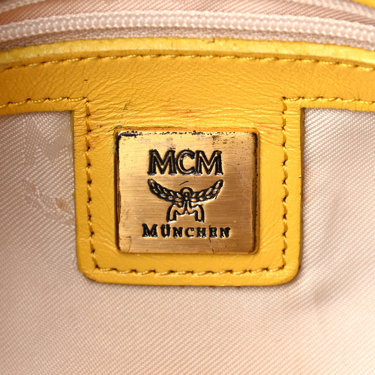 Visetos Barrel Bag White Yellow