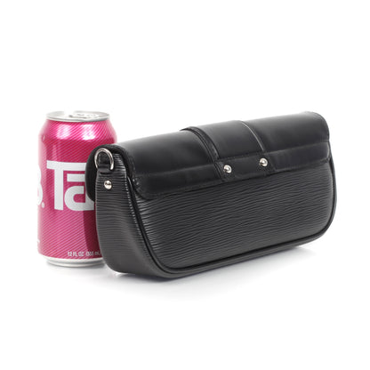 Louis Vuitton Epi Montaigne Clutch Black 2 of 11