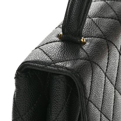 Chanel Caviar Quilted Jumbo Kelly Flap Black 14 of 14
