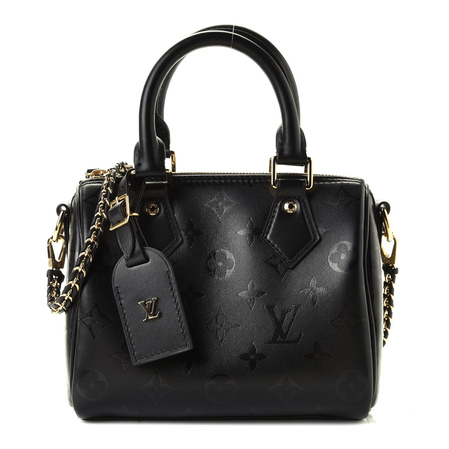 Louis Vuitton Monogram Ink Speedy BB Black 2 of 28