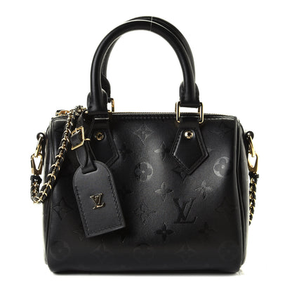 Louis Vuitton Monogram Ink Speedy BB Black 2 of 28
